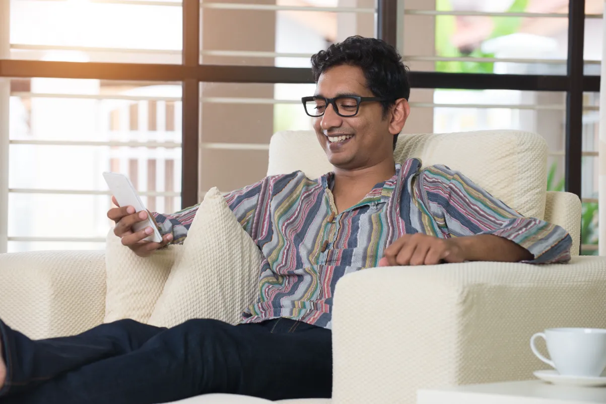 Person using REMITnGO